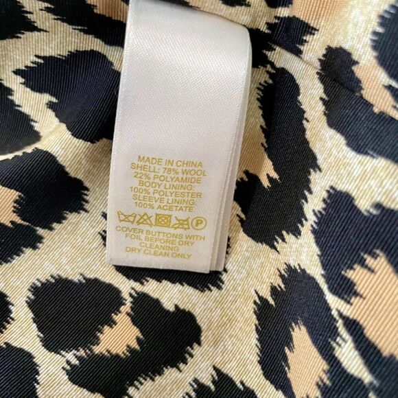 Kate Spade ETTA Wool Bow Coat Black | Size 6 - Picture 9 of 11